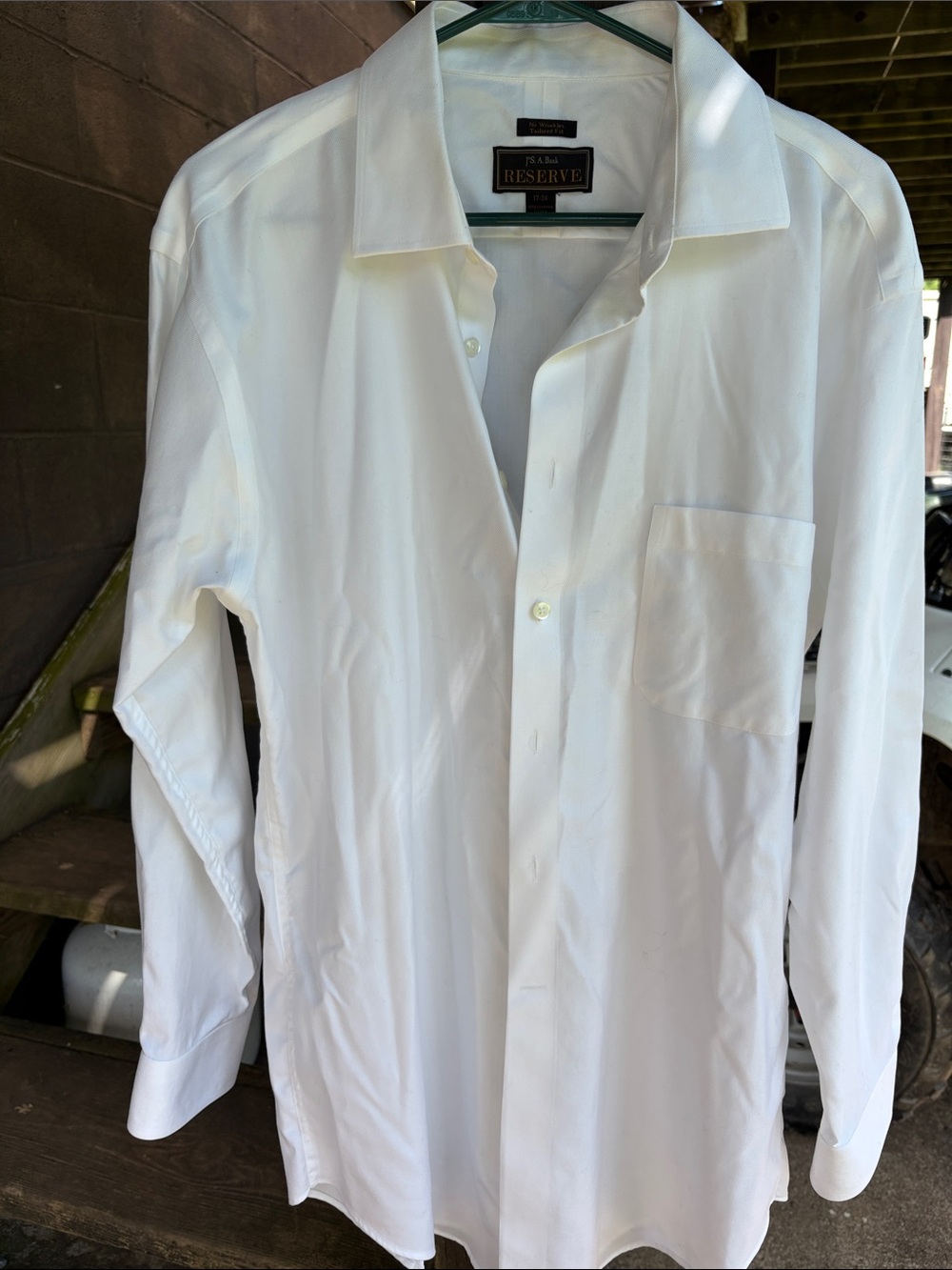 Jos. A. Bank White Dress Shirt - Men's